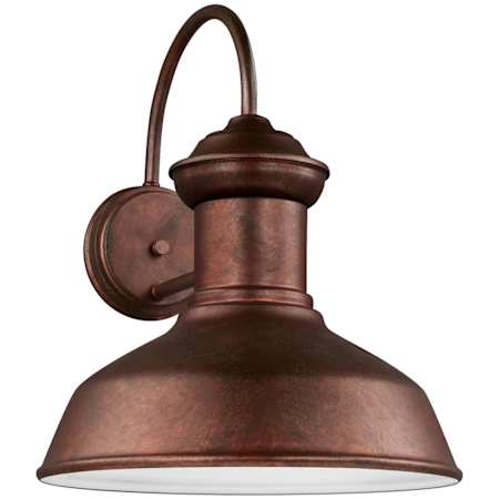 Generation Lighting Fredricksburg 16" Tall LED Outdoor Wall Sconce Weathered Copper