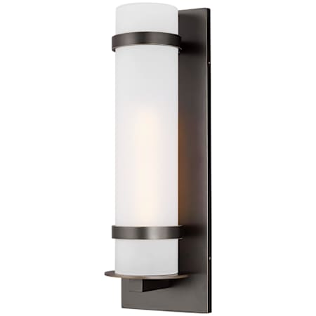Generation Lighting Alban 25" Tall LED Outdoor Wall Sconce Antique Bronze