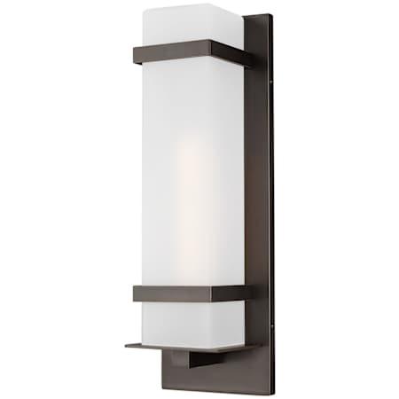 Generation Lighting Alban 25" Tall LED Outdoor Wall Sconce Antique Bronze