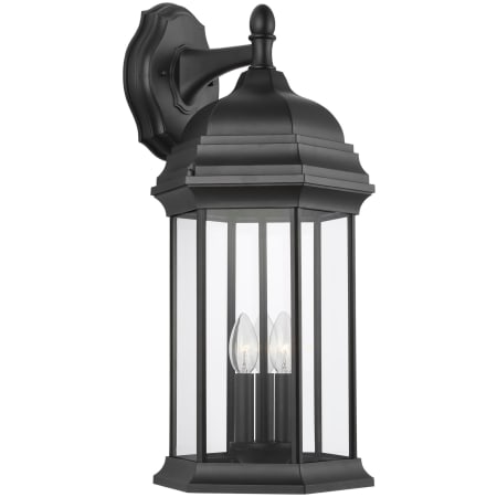 Generation Lighting Sevier 3 Light 23" Tall LED Outdoor Wall Sconce Black
