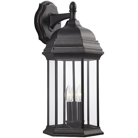 Generation Lighting Sevier 3 Light 23" Tall LED Outdoor Wall Sconce Antique Bronze