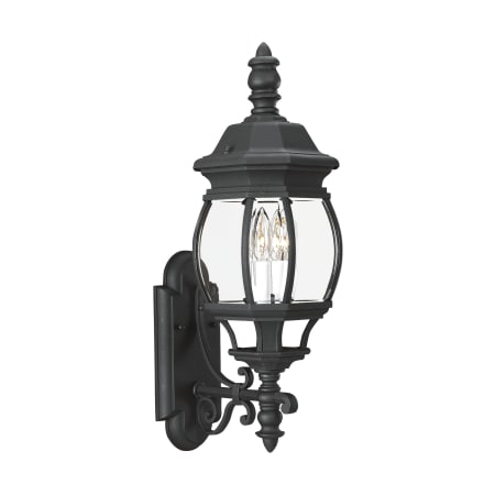 Generation Lighting Wynfield 2 Light 24" Tall Outdoor Wall Sconce Black
