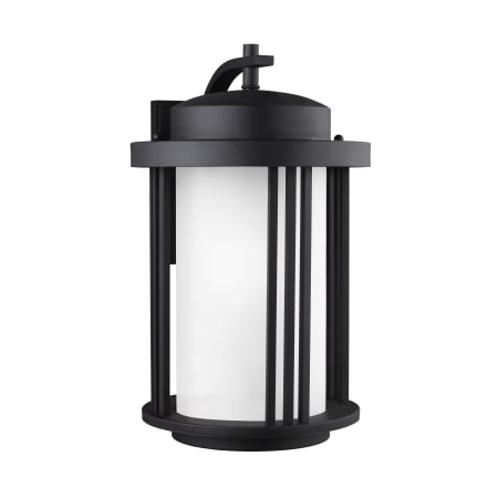 Generation Lighting Crowell 20" Tall Outdoor Wall Sconce Black