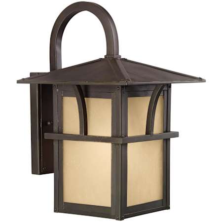 Generation Lighting Medford Lakes 14" Tall LED Outdoor Wall Sconce Statuary Bronze