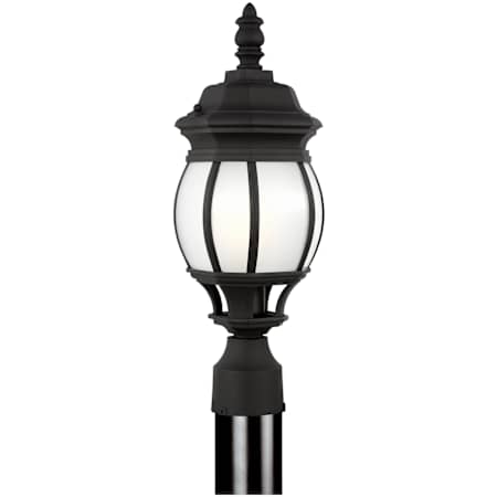 Generation Lighting Wynfield 19" Tall Post Light Black