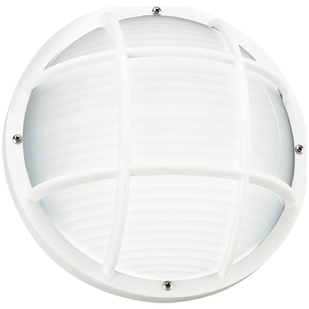 Generation Lighting Bayside 10" Wide Flush Mount Outdoor Ceiling Fixture White