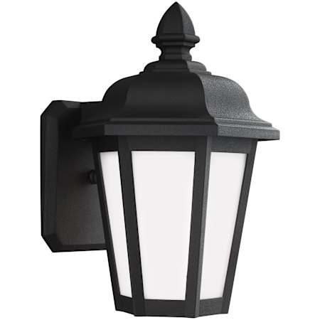 Generation Lighting Brentwood 10" Tall Outdoor Wall Sconce Black