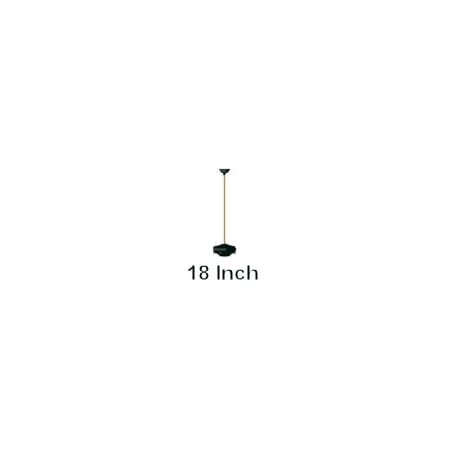 Generation Lighting Universal Downrod 18" Ceiling Fan Downrod for 10' Ceilings Roman Bronze