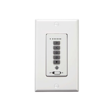 Generation Lighting Universal 6 Speed Wall Control for Fans White