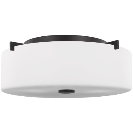 Generation Lighting Sunset Drive 2 Light 14" Wide Semi-Flush Drum Ceiling Fixture Oil Rubbed Bronze