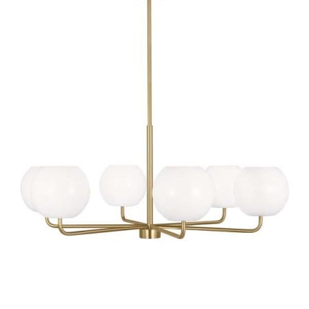 Generation Lighting Rory 6 Light 35" Wide Chandelier Satin Bronze