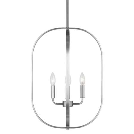 Generation Lighting Loretto 4 Light 16" Wide Candle Style Chandelier Brushed Nickel