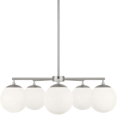 Generation Lighting Nube 5 Light 26" Wide Globe Chandelier Brushed Nickel