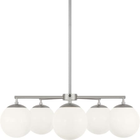 Generation Lighting Nube 5 Light 26" Wide Globe Chandelier Brushed Nickel