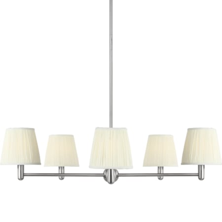 Generation Lighting Vilera 5 Light 34" Wide Chandelier Brushed Nickel