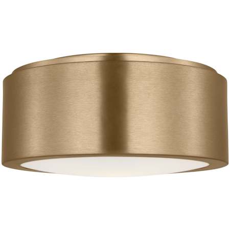 Generation Lighting Albee 10" Wide Flush Mount Drum Ceiling Fixture Satin Brass