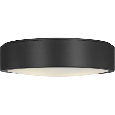 Generation Lighting Albee 3 Light 18" Wide Flush Mount Drum Ceiling Fixture Midnight Black