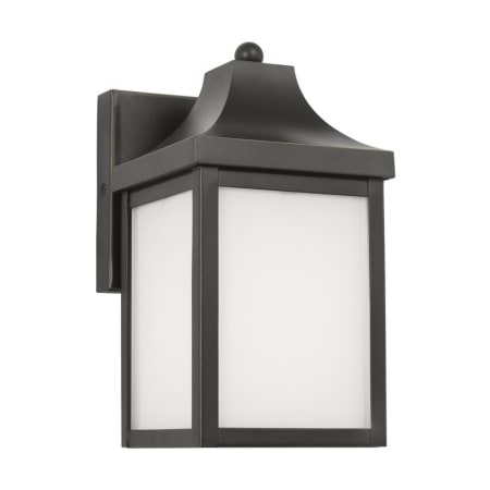Generation Lighting Saybrook 9" Tall Outdoor Wall Sconce Antique Bronze