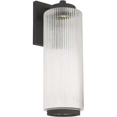 Generation Lighting Ronde 18" Tall LED Outdoor Wall Sconce Textured Black