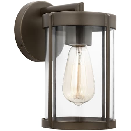 Generation Lighting Luning 10" Tall Outdoor Wall Sconce Antique Bronze