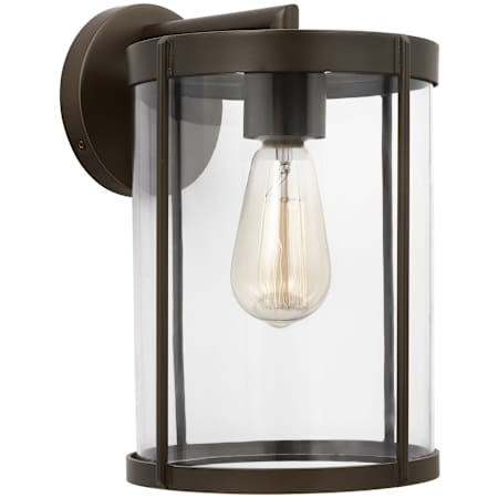 Generation Lighting Luning 12" Tall Outdoor Wall Sconce Antique Bronze