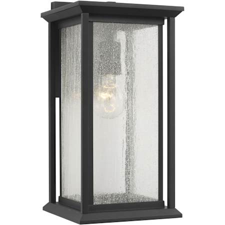Generation Lighting Audley 15" Tall Outdoor Wall Sconce Textured Black