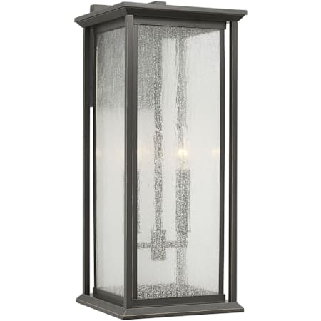 Generation Lighting Audley 2 Light 20" Tall Outdoor Wall Sconce Antique Bronze