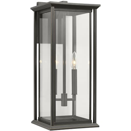 Generation Lighting Audley 2 Light 20" Tall Outdoor Wall Sconce Antique Bronze