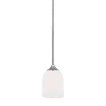 Generation Lighting Emile 4" Wide LED Mini Pendant Brushed Steel