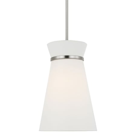 Generation Lighting Fynn 10" Wide Mini Pendant Brushed Nickel