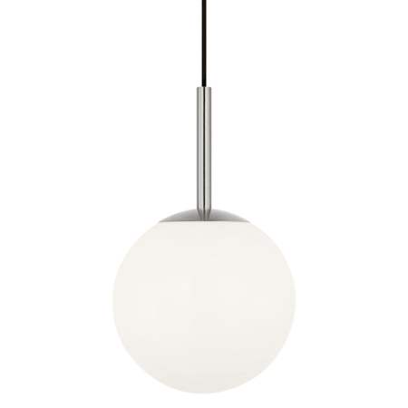 Generation Lighting Nube 9" Wide Mini Pendant Brushed Nickel