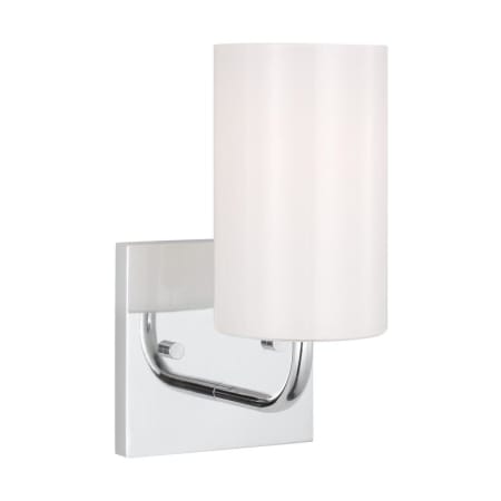 Generation Lighting Rhett 10" Tall Bathroom Sconce Chrome