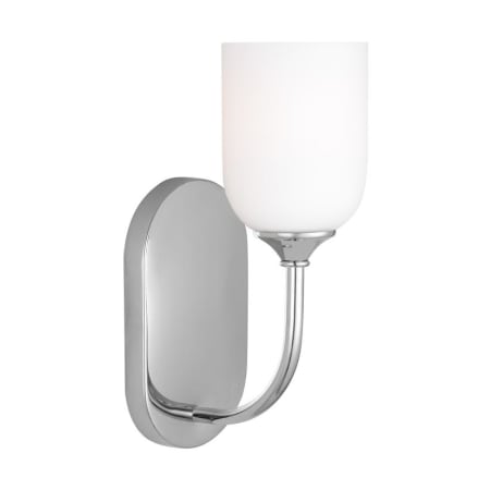 Generation Lighting Emile 12" Tall Bathroom Sconce Chrome