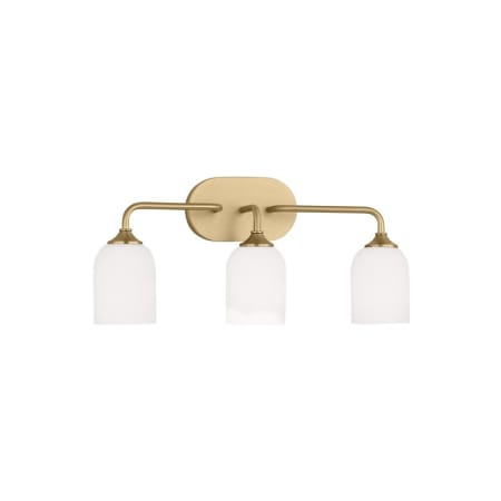 Generation Lighting Emile 3 Light 22" Wide LED Vanity Light Satin Bronze