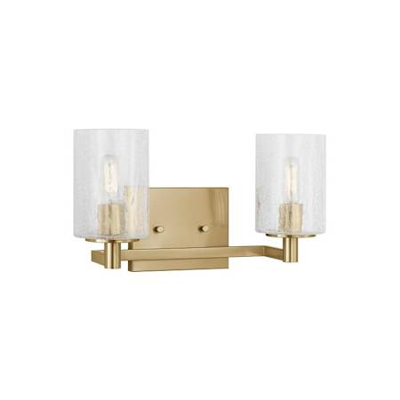 Generation Lighting Parker 2 Light 15" Wide Vanity Light Satin Bronze