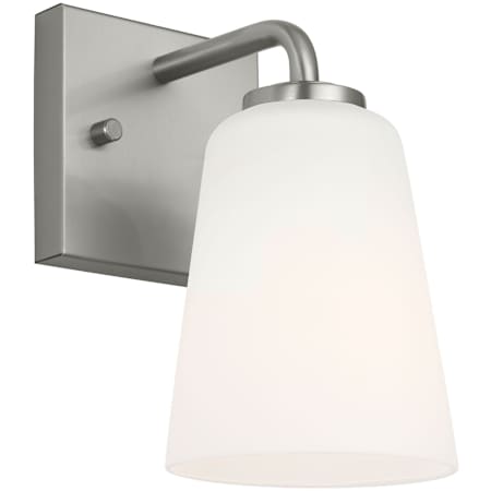 Generation Lighting Miles 8" Tall Bathroom Sconce Brushed Nickel