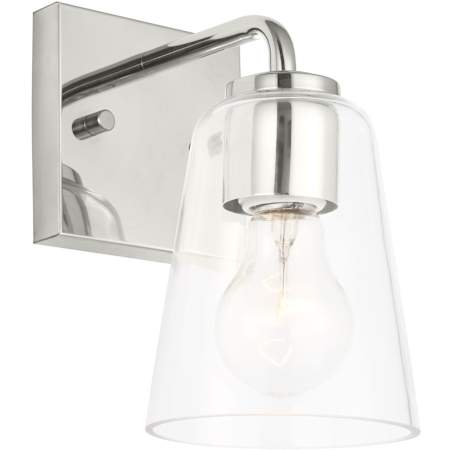 Generation Lighting Miles 8" Tall Bathroom Sconce Chrome