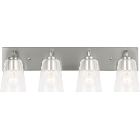 Generation Lighting Miles 4 Light 25" Wide Vanity Light Brushed Nickel
