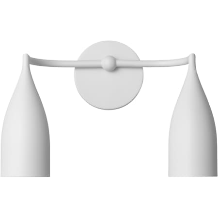 Generation Lighting Maya 2 Light 15" Wide Vanity Light Matte White