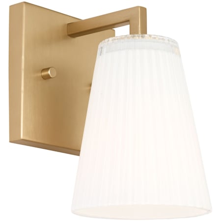 Generation Lighting Upson 8" Tall Bathroom Sconce Satin Brass
