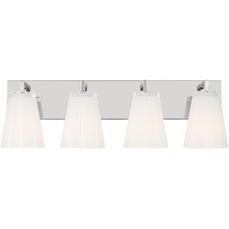 Generation Lighting Upson 4 Light 24" Wide Vanity Light Chrome