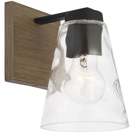Generation Lighting Dunton 8" Tall Bathroom Sconce Midnight Black