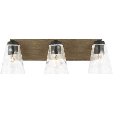 Generation Lighting Dunton 3 Light 22" Wide Vanity Light Midnight Black