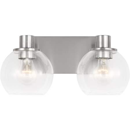 Generation Lighting Rito 2 Light 15" Wide Vanity Light Brushed Nickel