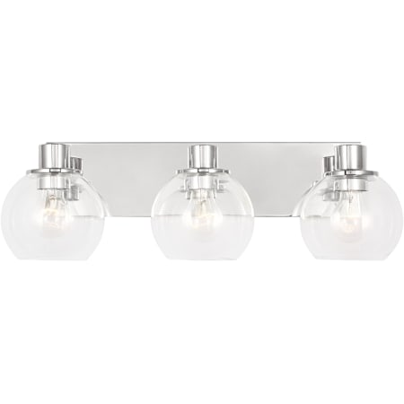 Generation Lighting Rito 3 Light 23" Wide Vanity Light Chrome