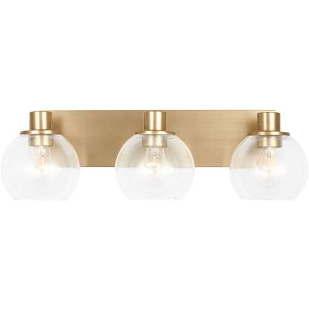 Generation Lighting Rito 3 Light 23" Wide Vanity Light Satin Brass