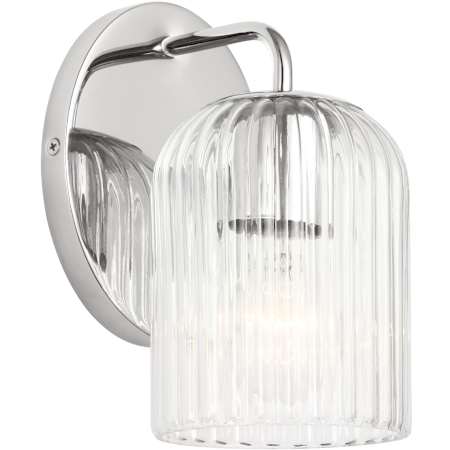 Generation Lighting Eisele 8" Tall Bathroom Sconce Chrome