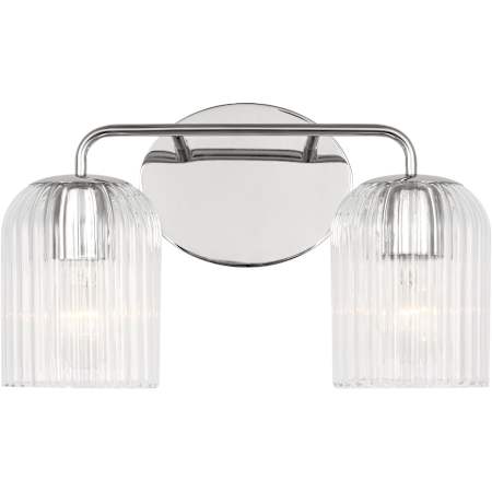 Generation Lighting Eisele 2 Light 14" Wide Vanity Light Chrome