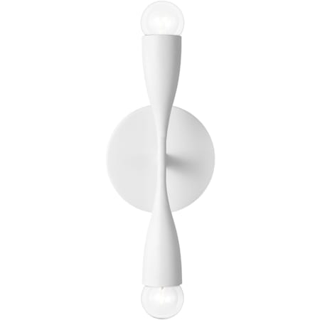Generation Lighting Maya 2 Light 11" Tall Bathroom Sconce Matte White