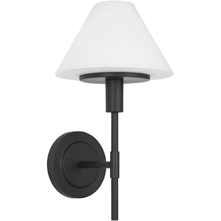 Generation Lighting Mendota 14" Tall Bathroom Sconce Midnight Black